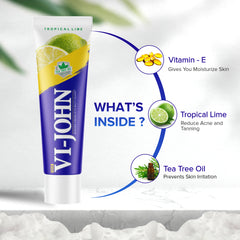 VIJOHN SHAVING CREAM TROPICAL LIME 125gm