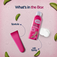 Feather Touch Rose & Aloe Vera Hair Removal Spray for women's Legs, Hands and Underarm 200ml