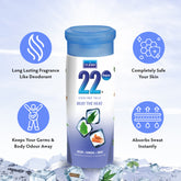 VI-JOHN TALC 22 DEGREE CLASSIC COOLING TALC(BEAT THE HEAT-NEEM+SANDAL+MINT) 300GM