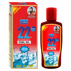 VI-JOHN 22 Degree Ayurvedic Cool Hair Oil 100ML