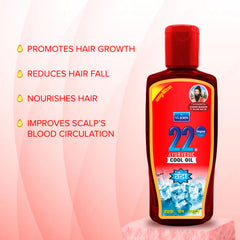 VI-JOHN 22 Degree Ayurvedic Cool Hair Oil 100ML