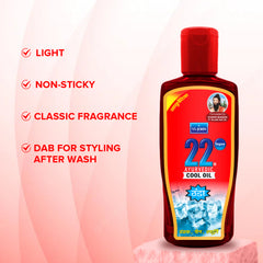 VI-JOHN 22 Degree Ayurvedic Cool Hair Oil 100ML