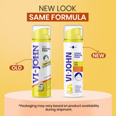 VI-JOHN Lemon Shaving Foam 200 g | Best Shaving Foam for Oily Skin - Pack of 2