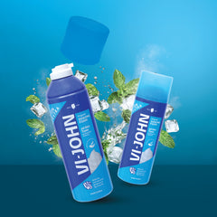 VI-JOHN Best Shaving foam for All Skin Types | Dermatologically Tested | enriched with Vitamin E & Tea Tree Oil-401g
