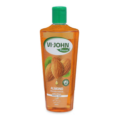 VI-JOHN NATURALE Almond Enriched Hair Oil 300ML | For Soft & Shiny Hairs With Vitamin A, E & F | Natural Hair Growth | for All Hair Types | Men and Women