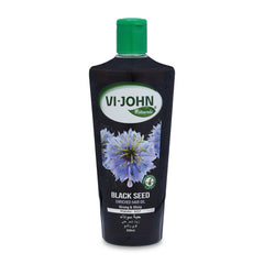 VI-JOHN NATURALE Black Seed Enriched Hair Oil | Strong & Shiny Hair with Vitamin A.E & F | Natural Hair Growth | for All Hair Types | Men and Women | 300ML
