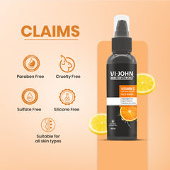 VI-JOHN Master Stroke Vitamin C with Berry Extract Fights Acne & Pimple, Skin Brightening Face Wash  (100 ml) - Vijohnkart.com