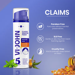 VI-JOHN Classic Shaving Foam for Normal Skin 200 g