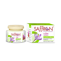 VI-JOHN Saffron Classic Skin Fairness & Brightening Cream Enriched With Vitamin E 50g