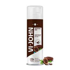 VI-JOHN Moisturizing Shaving Gel with Cocoa Butter – For Smooth, Nourished Skin | For All Skin Types