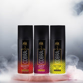 Cobra Pack of 3 Deodorant Combo ( Cobra Naughty + Cobra Juicy + Cobra Daytime)