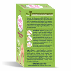 VI-JOHN Feather Touch Hair Removal Cream Cucumber and Aloe Vera 40GM (Jar)
