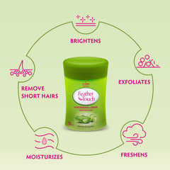 VI-JOHN Feather Touch Hair Removal Cream Cucumber and Aloe Vera 40GM (Jar)