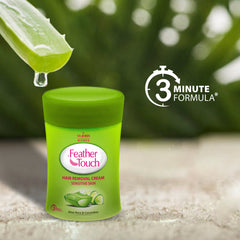 VI-JOHN Feather Touch Hair Removal Cream Cucumber and Aloe Vera 40GM (Jar)