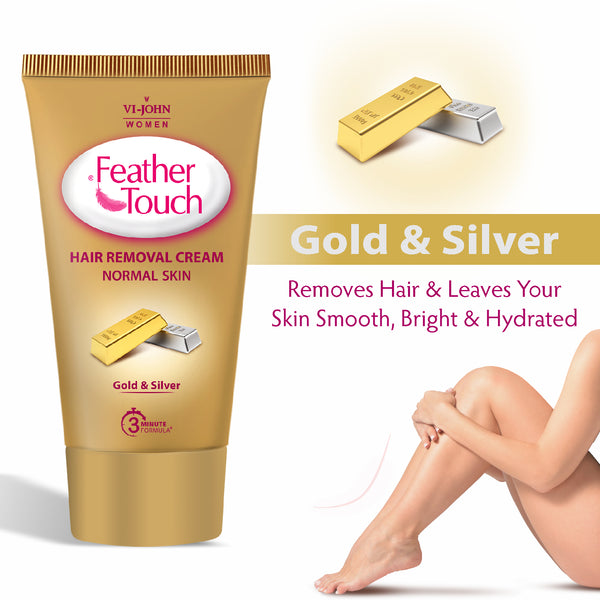 Feather Touch Gold & Silver Hair Removal Cream 40 GM