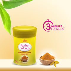 VI-JOHN Feather Touch Hair Removal Cream Haldi and Chandan 40GM (Jar)