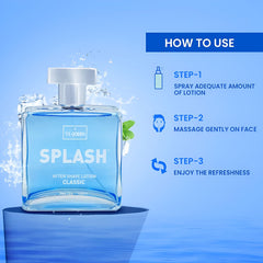 Classic After Shave Lotion 100 ML Menthol | Indian Men's Best After Shaving Lotion | Soothing & Refreshing | Tones Skin (Copy)