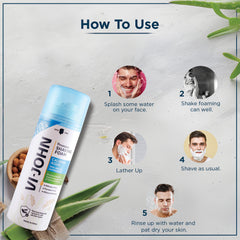 VI-JOHN Calming Aqua | Best Shaving Foam for All Skin Types