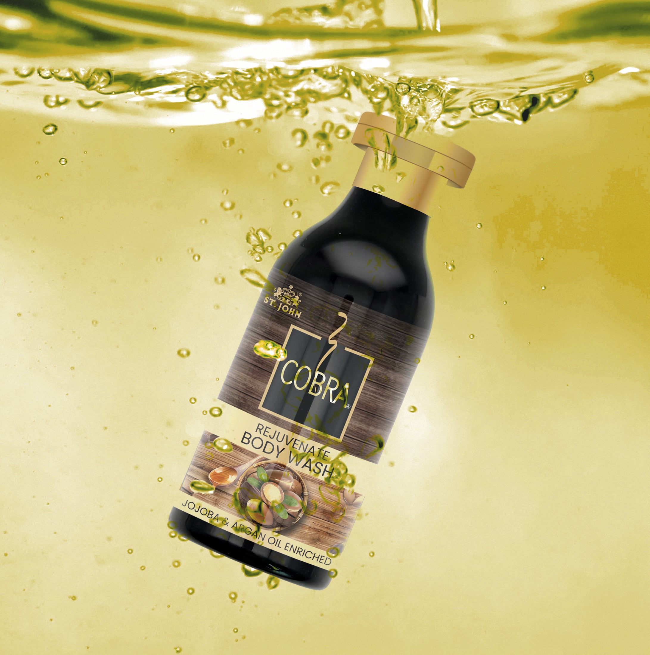 Cobra Natural Body Wash | Jojoba & Argan Oil for Deep Moisture & Radiant Skin - Vijohnkart.com