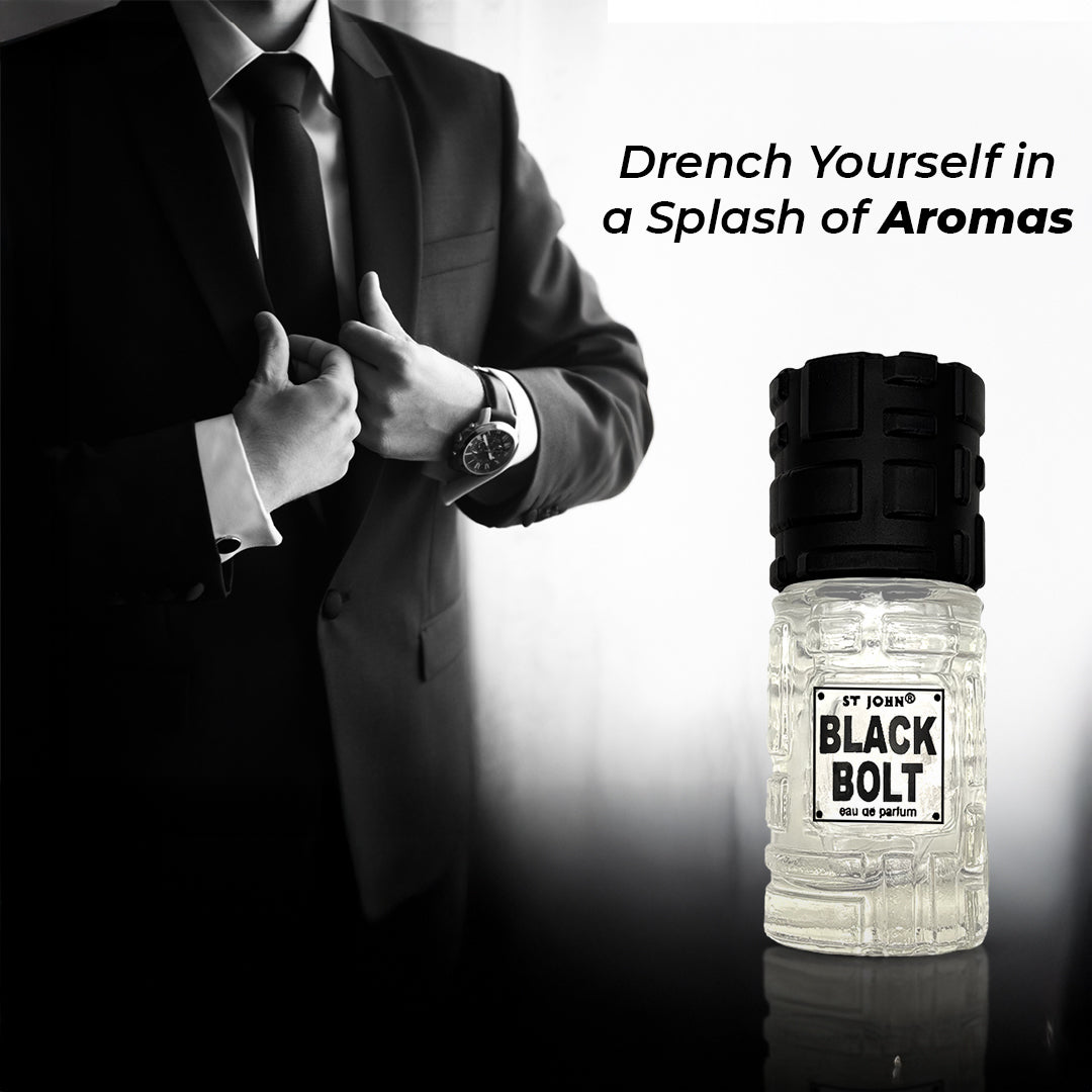 ST. John Black Bolt Perfume | Long-Lasting Citrus Fragrance | 50ml - Vijohnkart.com
