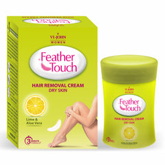 VI-JOHN Feather Touch Hair Removal Cream Lime and Aloe Vera 40GM (Jar)