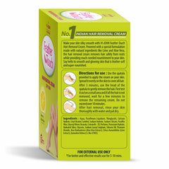 VI-JOHN Feather Touch Hair Removal Cream Lime and Aloe Vera 40GM (Jar)