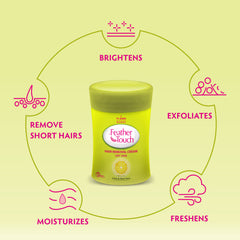 VI-JOHN Feather Touch Hair Removal Cream Lime and Aloe Vera 40GM (Jar)