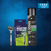 Best Combo of Charcoal Shaving Foam and Shaving Razor | A pack of Charcoal Shaving Foam 300g and Ultra Pro 5 Blade Masterstroke Razor