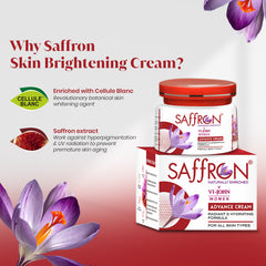 VI-JOHN Saffron Advance Fairness Cream 50 GM