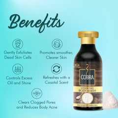 Cobra Sea Mineral Enriched Body Wash | Refreshing & Hydrating | Deep Cleansing with Oceanic Minerals - Vijohnkart.com