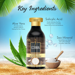 Cobra Sea Mineral Enriched Body Wash | Refreshing & Hydrating | Deep Cleansing with Oceanic Minerals - Vijohnkart.com