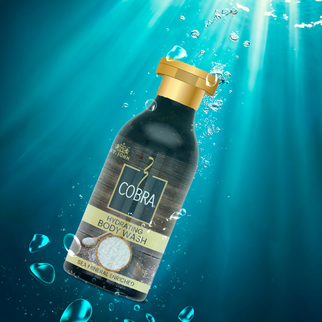Cobra Sea Mineral Enriched Body Wash | Refreshing & Hydrating | Deep Cleansing with Oceanic Minerals - Vijohnkart.com