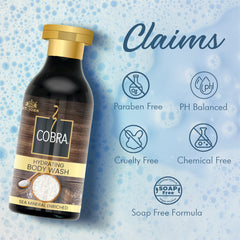 Cobra Sea Mineral Enriched Body Wash | Refreshing & Hydrating | Deep Cleansing with Oceanic Minerals - Vijohnkart.com
