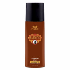 ST. JOHN Narcotic | Best Deodorant for Male | Smokey & Woody Fragrance – Long-Lasting Body Spray – 150ml