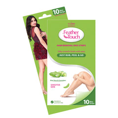 VI-JOHN Feather Touch Aloevera & Cucumber Hair Removal Wax for Dry Skin-10Pcs