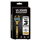 VI-JOHN Master Stroke Ultra Pro 3 Blade Shaving Razor for Men