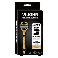 VI-JOHN Master Stroke Ultra Pro 3 Blade Shaving Razor for Men
