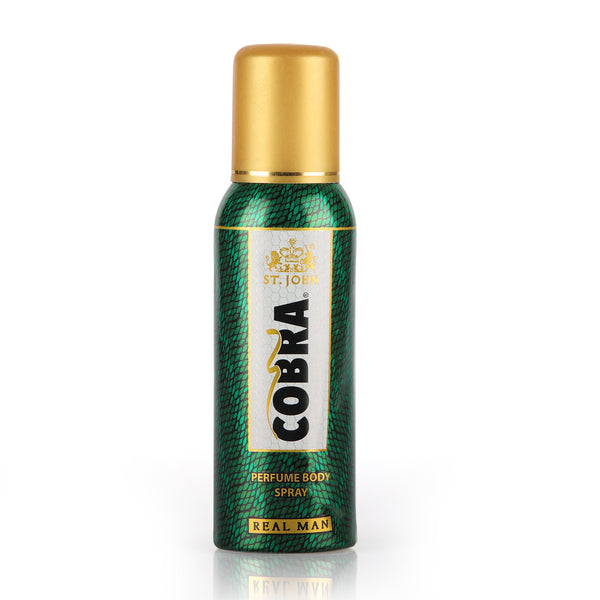 Cobra No Gas Real Man Deodorant Body Spray, Long Lasting Deodorant Spray For Men - 100 ML