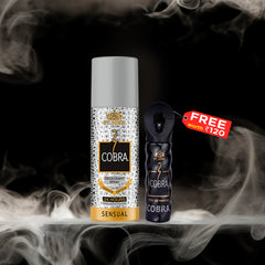 Cobra Sensual Deodorant 150ML+ Cobra Classic Perfume 15ML | Best Perfume and Deodorant Combo