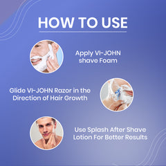 VI-JOHN Classic Shaving Foam for Normal Skin 200 g