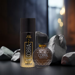 ST. John Cobra Unisex Gift Set | Live Deodorant 150ml & Limited Edition Perfume 60ml | Long-Lasting Fragrance for Men & Women