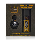 ST. John Cobra Unisex Gift Set | Live Deodorant 150ml & Limited Edition Perfume 60ml | Long-Lasting Fragrance for Men & Women
