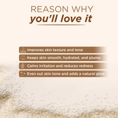 Rice Water & Ceramide Face Wash for Glowing Skin - 100 ml