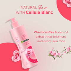 VI-JOHN Saffron Natural Fairness Body Lotion – Himalayan Rose with Lactic Acid | Deep Nourishment for Soft & Radiant Skin | For All Skin Types | 400ml