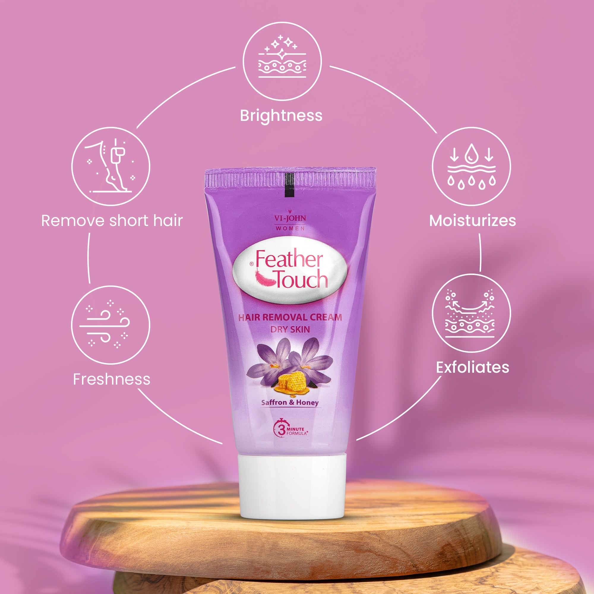 saffron and honey hair removal cream for dry skin