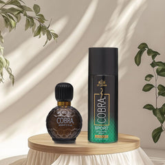 ST. John Cobra Unisex Gift Box | Sport Deodorant (150ml) & Limited Edition Perfume (60ml) | Long-Lasting Freshness & Bold Fragrance