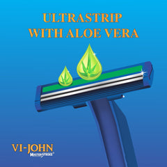 VI-JOHN Twin Blade Shaving Razor- 5 Units
