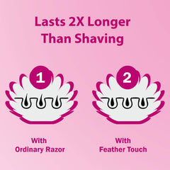 Best Hair Removal Cream in India with Rose and Aloe Vera by VI-John Feather Touch 40 g