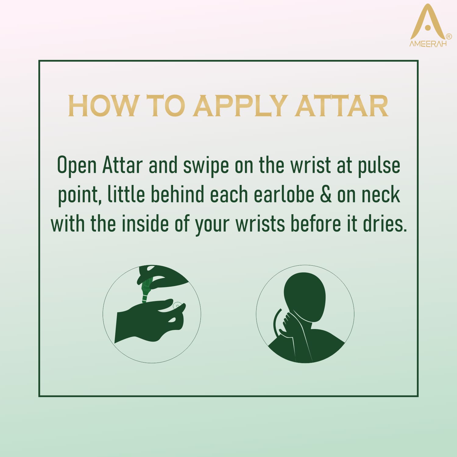 Ameerah Bakhoor how to apply