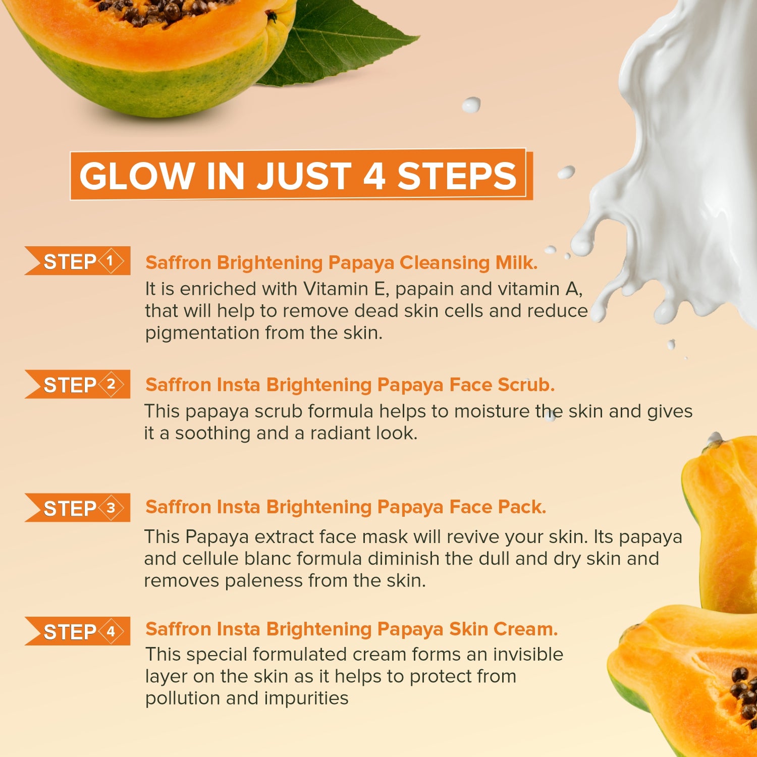 papaya facial kit for women
